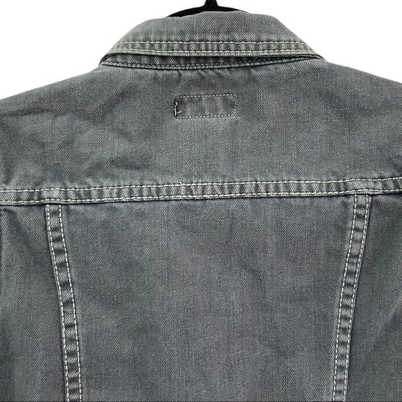 Kids Coogi Gray Denim Button Up Sleeveless Vest - Picture 8 of 11